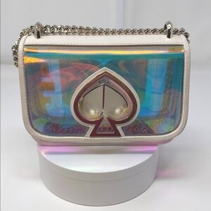 Kate Spade Nicola Hologram Iridescent Small Shoulder Bag